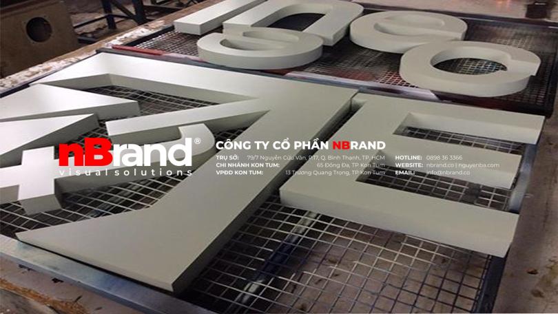 Chữ nổi tole Chữ nổi tole